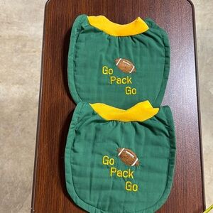 Packers Baby Boy Bib bundle of 2